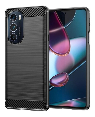 Funda Para Moto Edge 30 Pro Tpu Fibra Carbono + Hidrogel