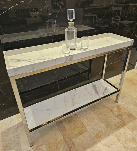 Bar 120x35cm Spl Estatuario 12mm Base Cromo Sale 