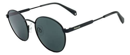 Gafas De Sol Polaroid Negras Redondas Vintage Pld 2053 807