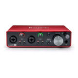 Placa Usb Focusrite Scarlett 2i2 Studio Auri, Mic, Inteface 