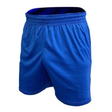 Short De Futbol Drb Azulino Liso Costuras Reforzadas