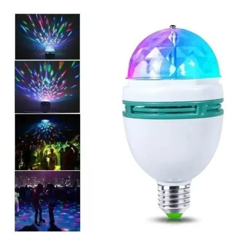 Ampolleta Led Bola Giratoria Fiesta Carrete