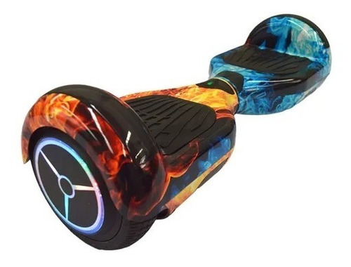 Hoverboard Skate Elétrico Led Bluetooth E Bolsa Fogo E Gelo