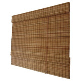 Persiana Romana Bambu Block 180larg X 160alt Natural