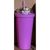 Vaso Tipo Starbucks Bearista Mago Decorado Popote 710ml