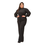 Conjunto Feminino Plus Size Inverno 2 Peças Lazinha Frio 