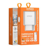 Carregador Celular Usb-c + Cabo Lightning Kaidi Kd-111c