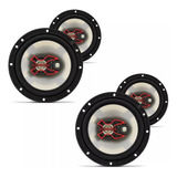 Kit 4 Falantes 6' Triaxial 200w Rms Polo Golf Voyage Fox