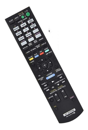 Control Remoto Para Sony 3d Av Home Theater Rm-aau104