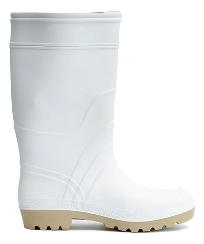 Bota Impermeable Lluvia Hule Blanca Duramil Star Plus Unisex | Meses sin interés