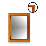 Espejo De Pared Decorativo Diseño Madera - Espejos Hogar