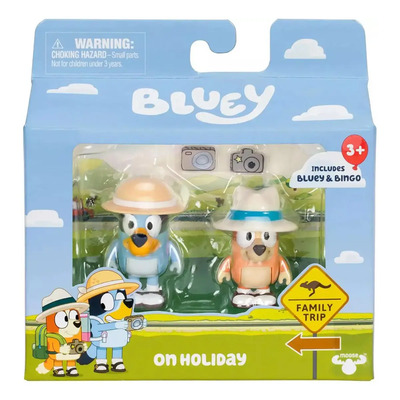 Bluey Pack 2 Figuras Amigos Y Familia De Bluey Bingo