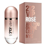Perfume 212 Vip Rose 80ml Carolina Herrera Orig + Obsequio
