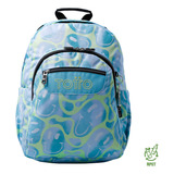 Morral Escolar Porta Pc 14  Acuarela Azul