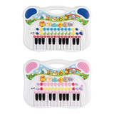  Piano Teclado Musical Animal Infantil Sons Eletrônicos 