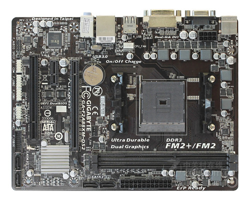 Placa Base Gigabyte F2a88xm-ds2 Zócalo Fm2/fm2+ddr3 Pci-e3.0