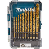 Set De Brocas Metal Acero Titania 13 Piezas Makita D-72855