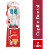 Cepillo Colgate 360 2 Unidades Medio White