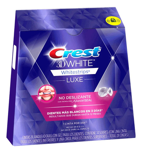 Tiras Blanqueadoras Oral-b 3d-white Whitestrips Crest