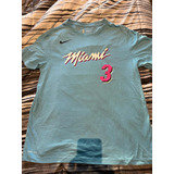 Remera Nike Nba Miami Heat Hombre Talle L