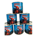 Souvenir Alcancia Personalizada Desmontable X 10 Spiderman