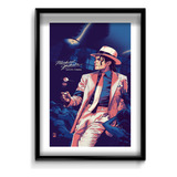 Cuadro Michael Jackson Smooth 30x40 (marco+lámina+vidrio)