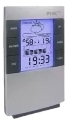 Relógio Digital Com Despertador Termômetro Higrômetro 3210
