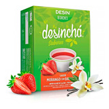 Desinchá Morango Com Baunilha 10 Sachês - 100% Original 1,5g