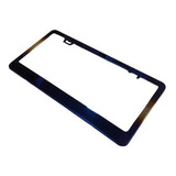 Portaplaca Metalico Tornasol Azul Universal Pieza