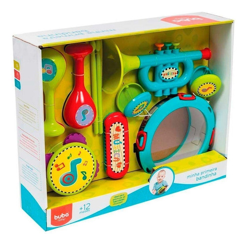 Brinquedo Instrumentos Musical Bebê Infantil Bandinha Buba