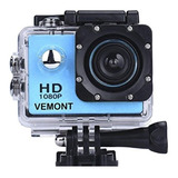 Camara Deportiva 4k Vemont Resistente Al Agua 1920x1080