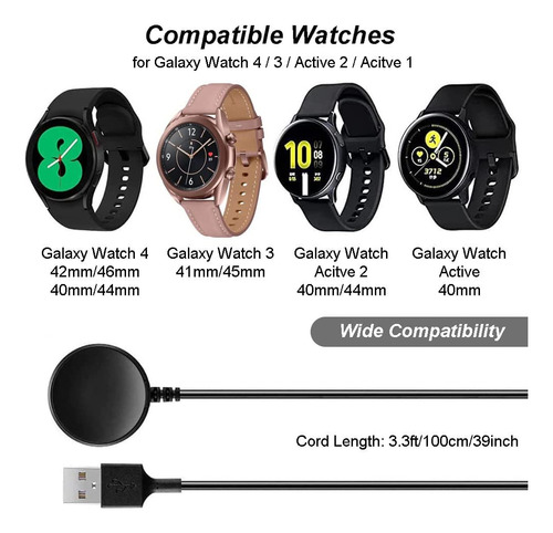 Cargador Para Samsung Galaxy Watch Active 2 / Galaxy Watch 3