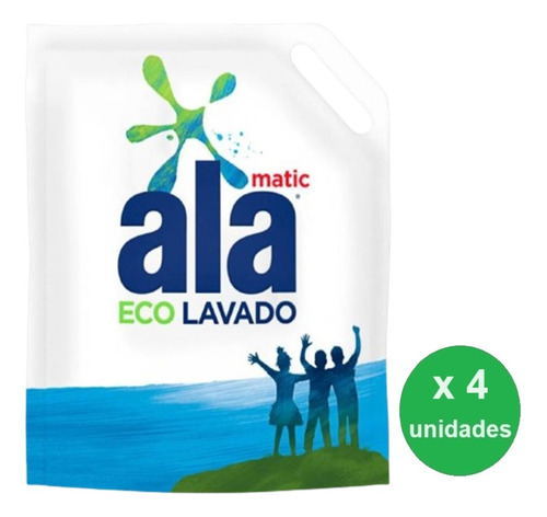 Caja Deterg Ropa Líquido Ala Eco Lavado 3000ml X4u-dh Tienda