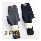 Gift Kit 2 Thick Snow Plush Thermal Pants With Fur