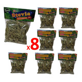 Pack 8 Bolsa Stevia En Hoja Endulzante 100% Natural Estevia