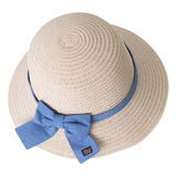 Sombrero De Verano Para Niños Con Lazo Decorado Con Lazo Par