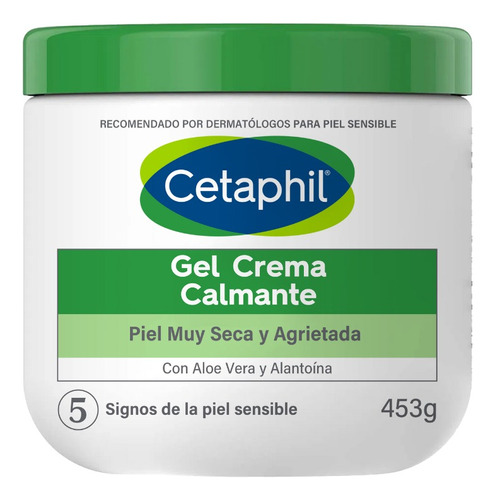 Cetaphil Gel Crema Calmante Piel Muy Seca Y Agrietada 453 G