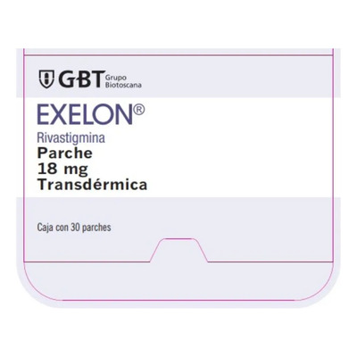 Exelon 18mg caja con 30 parches GBT | Envío gratis