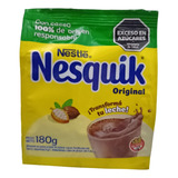 Nesquik Chocolate 180gr Cacao En Polvo Chocolatada Pack X9