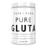 Glutamina Pure Form Pure Gluta 300 Gramos 60 Porciones Sabor Sin Sabor