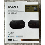 Auriculares Bluetooth Sony Inalambricos  Wf-1000xm3, Black.