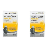 2 Caja Lancetas Accu-chek® Fastclix 24 Unidades (performa)