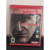 Metal Gear Solid 4 Guns Of The Patriots Ps3 Playstation 3 