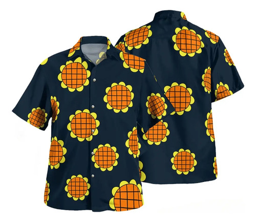 Camisa One Piece Luffy Dressrosa Girasol Camisa Hawaiana