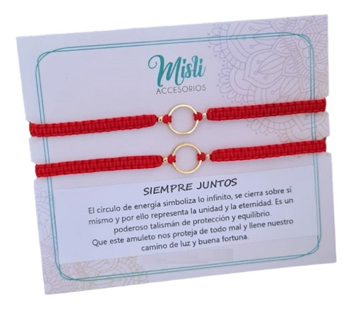 Set Pulseras Tejidas Para Parejas - Manillas Para Compartir