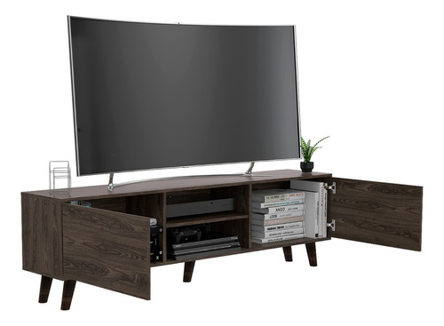 Mueble Para Tv Telmo, Marrón Color Marrón Oscuro