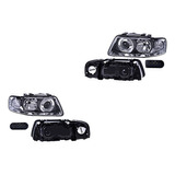 Set Faros Delanteros Depo Audi A3 2001 - 2003