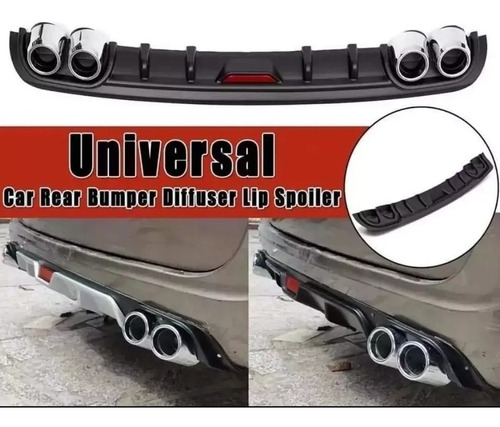 Difusor Trasero Universal Con Doble Escape