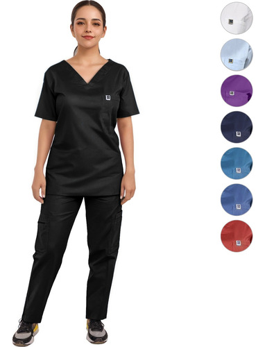 Uniforme Medico Pijama Quirurjica Mujer Recto Conjunto