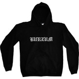 Buzo Hoodie Burzum Rock Metal Black Estampado Tv Urbanoz